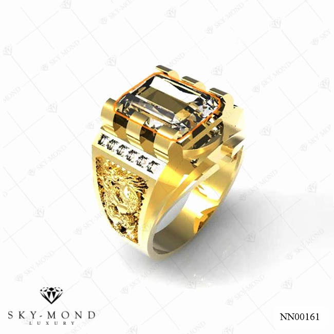 Nhẫn nam Vàng Vàng (14k-18k) thiết kế NN00161