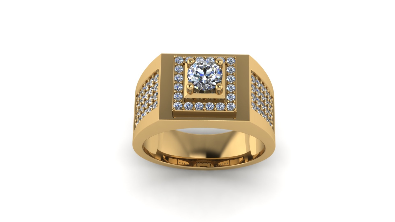 Nhẫn Nam Vàng Vàng (14k-18k) thiết kế NN00599.03