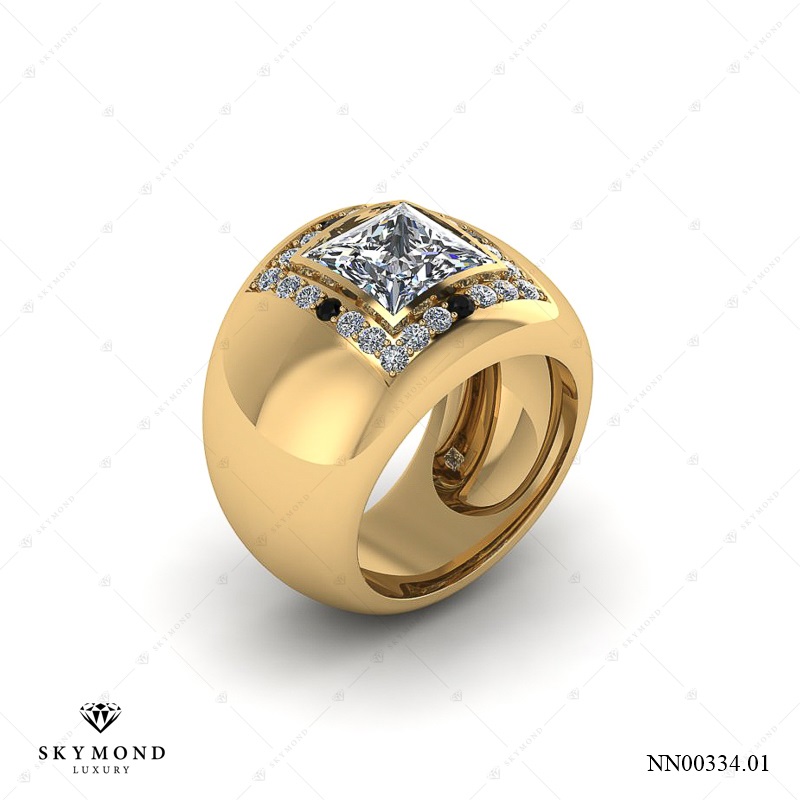 Nhẫn nam Vàng Vàng (14k-18k) thiết kế NN00334
