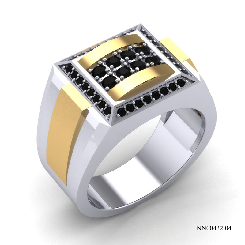 Nhẫn Nam Vàng Ghép NN00432.04