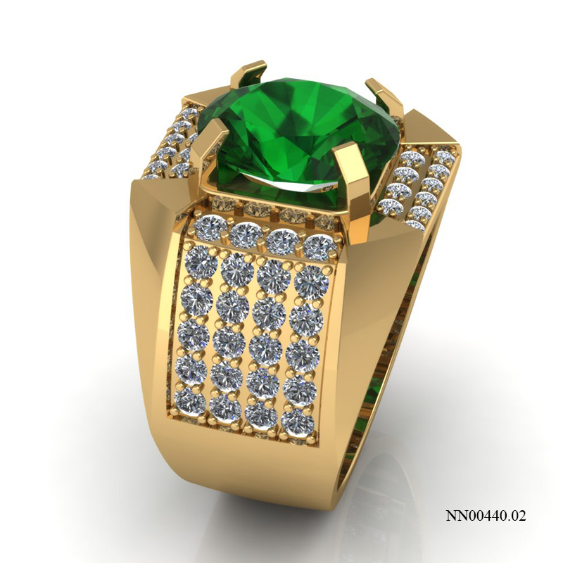 Nhẫn Nam Vàng Vàng (14k-18k) thiết kế NN00440.02