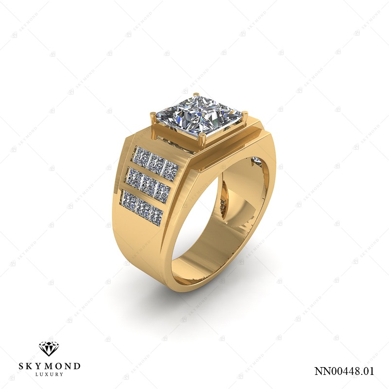 Nhẫn nam Vàng Vàng (14k-18k) thiết kế NN00448
