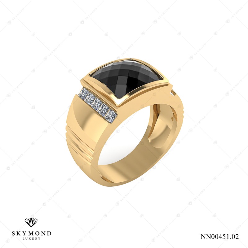 Nhẫn nam Vàng Vàng (14k-18k) thiết kế NN00451