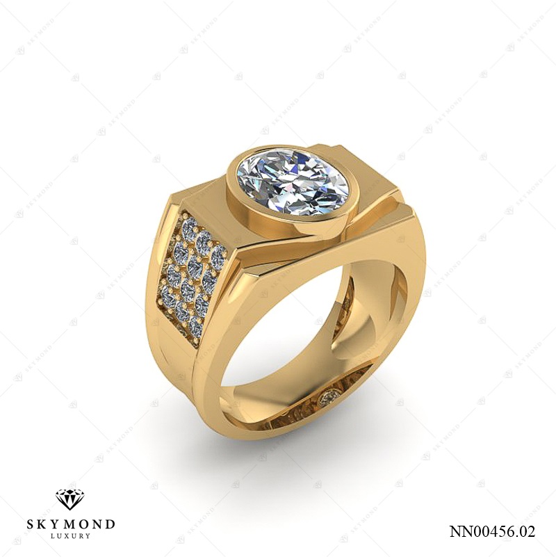 Nhẫn nam Vàng Vàng (14k-18k) thiết kế NN00456