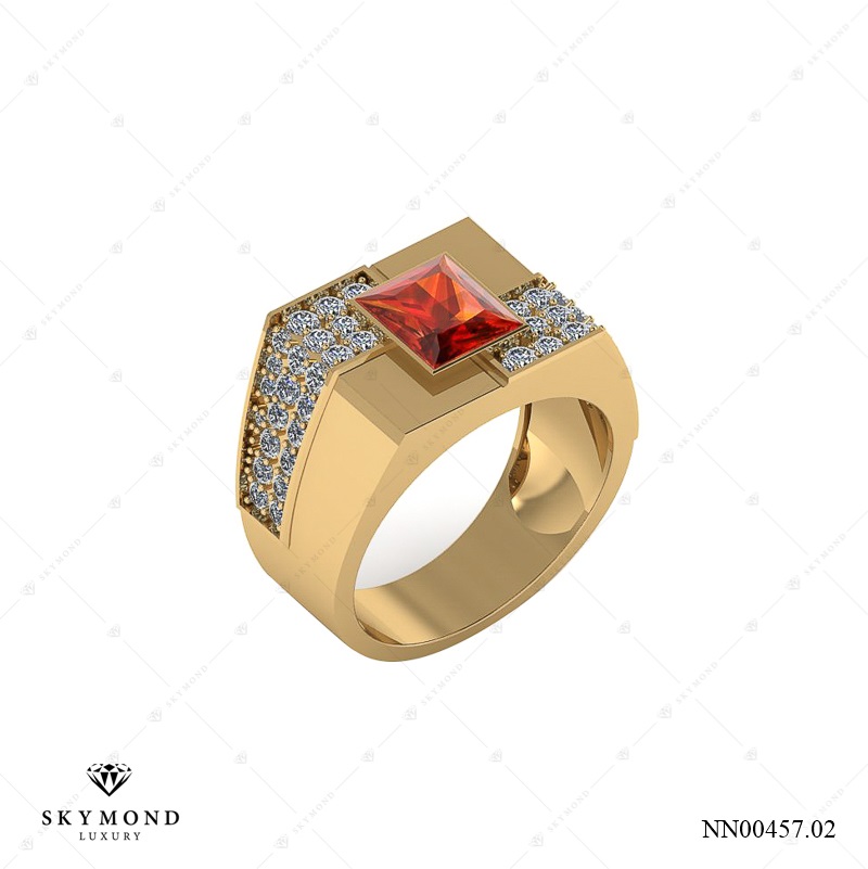 Nhẫn nam Vàng Vàng (14k-18k) thiết kế NN00457