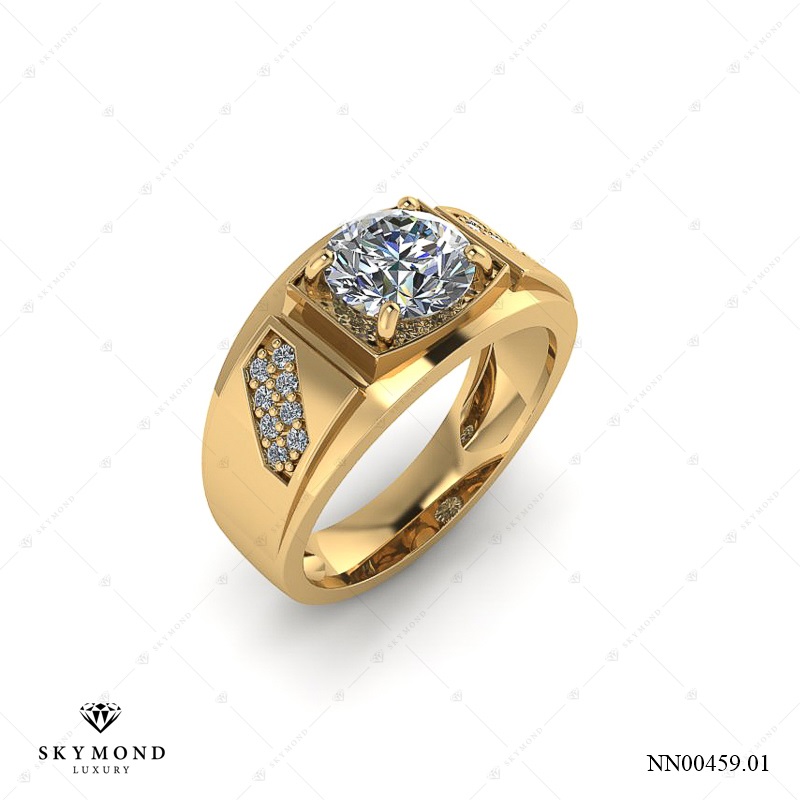 Nhẫn nam Vàng Vàng (14k-18k) thiết kế NN00459