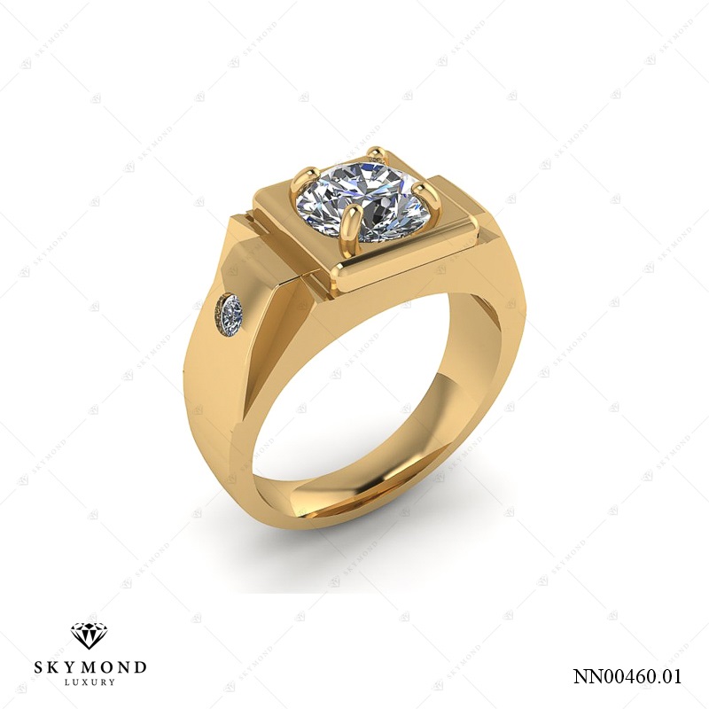 Nhẫn nam Vàng Vàng (14k-18k) thiết kế NN00460