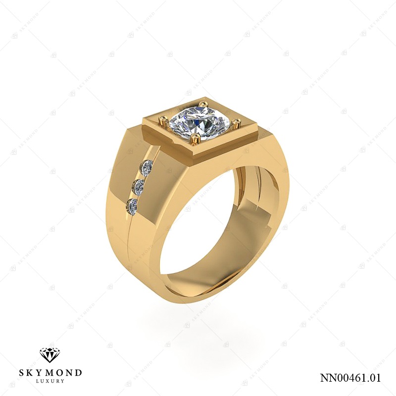 Nhẫn nam Vàng Vàng (14k-18k) thiết kế NN00461