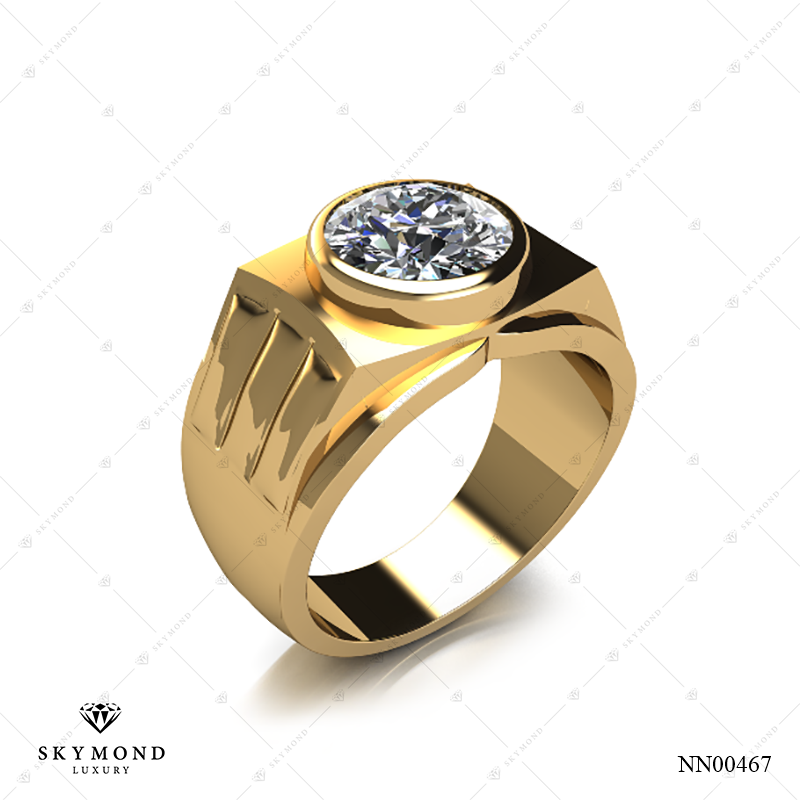 Nhẫn Nam Vàng Vàng (14k-18k) thiết kế NN00467