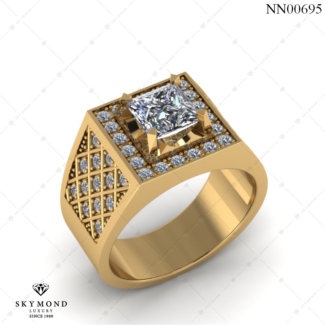 Nhẫn Cưới Vàng Vàng (14k-18k) thiết kế NN00695