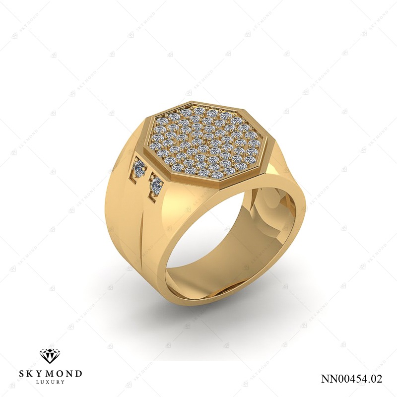 Nhẫn nam Vàng Vàng (14k-18k) thiết kế NN00454