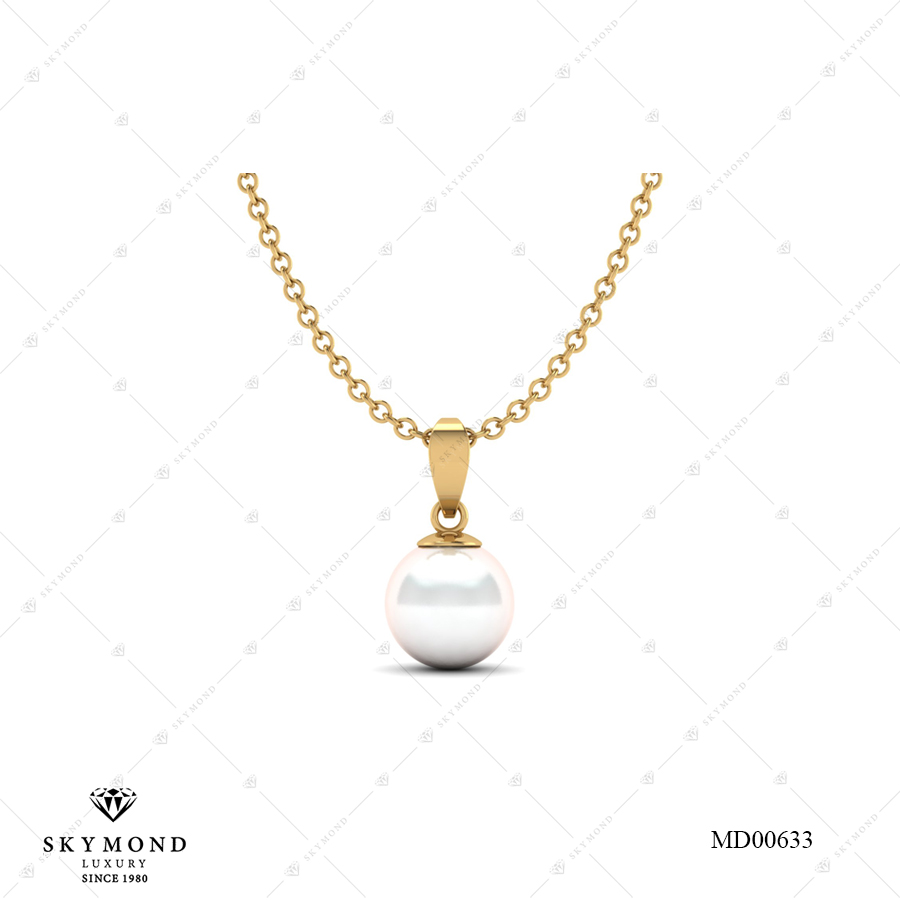 MẶT DÂY CHUYỀN NGỌC TRAI VÀNG MD00633