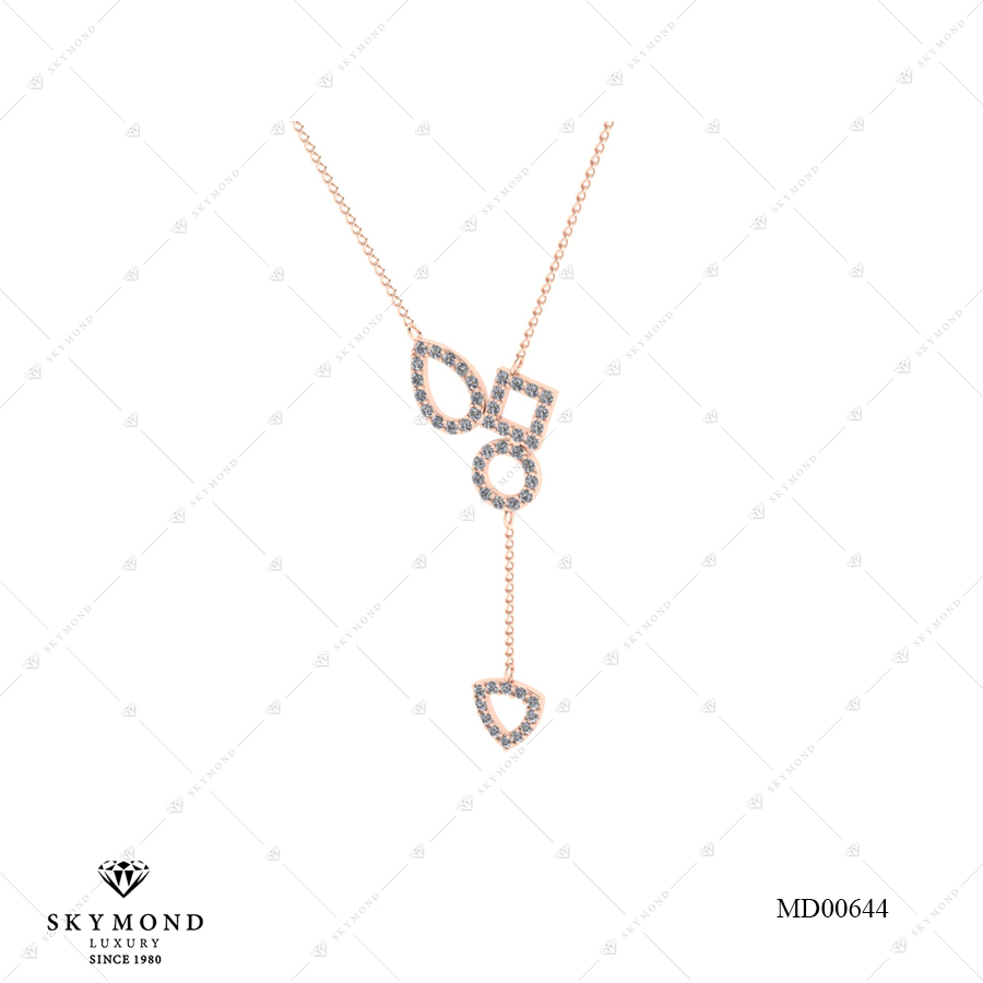 MẶT DÂY CHUYỀN VÀNG HỒNG MD00644