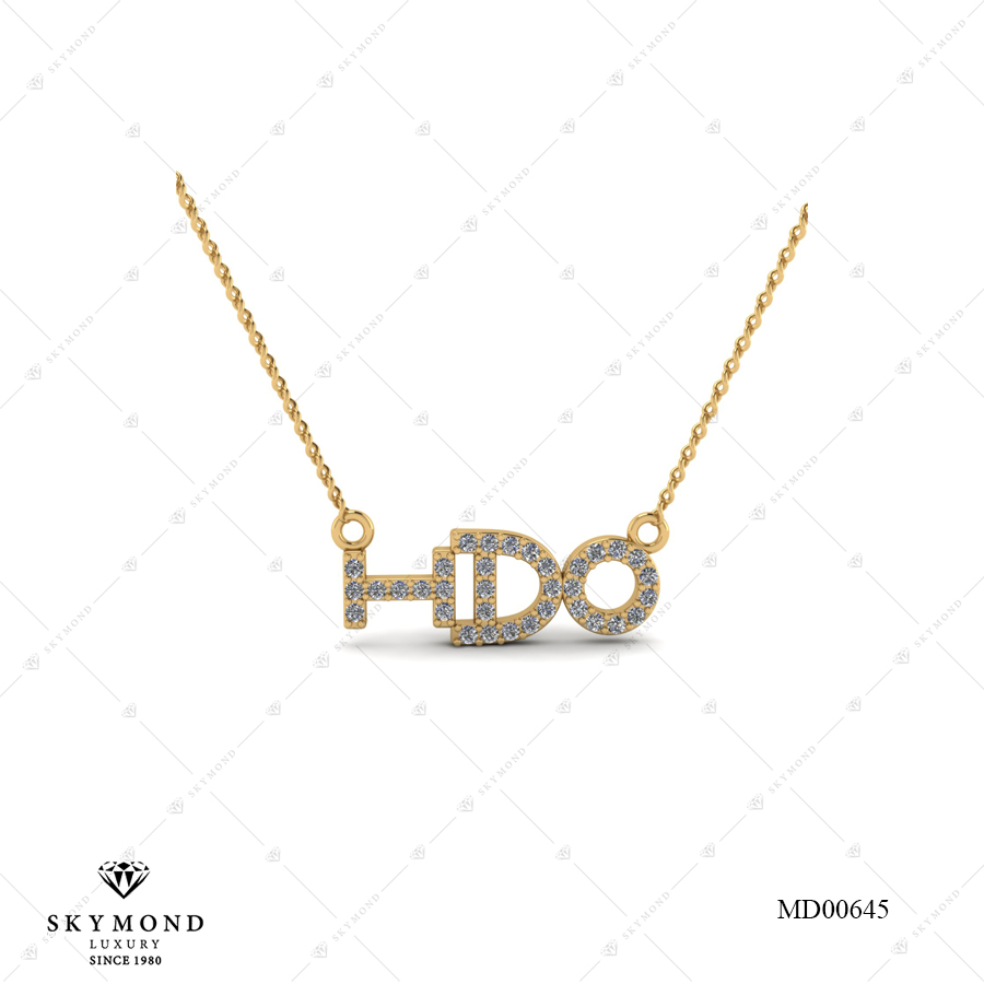 MẶT DÂY CHUYỀN VÀNG  MD00645