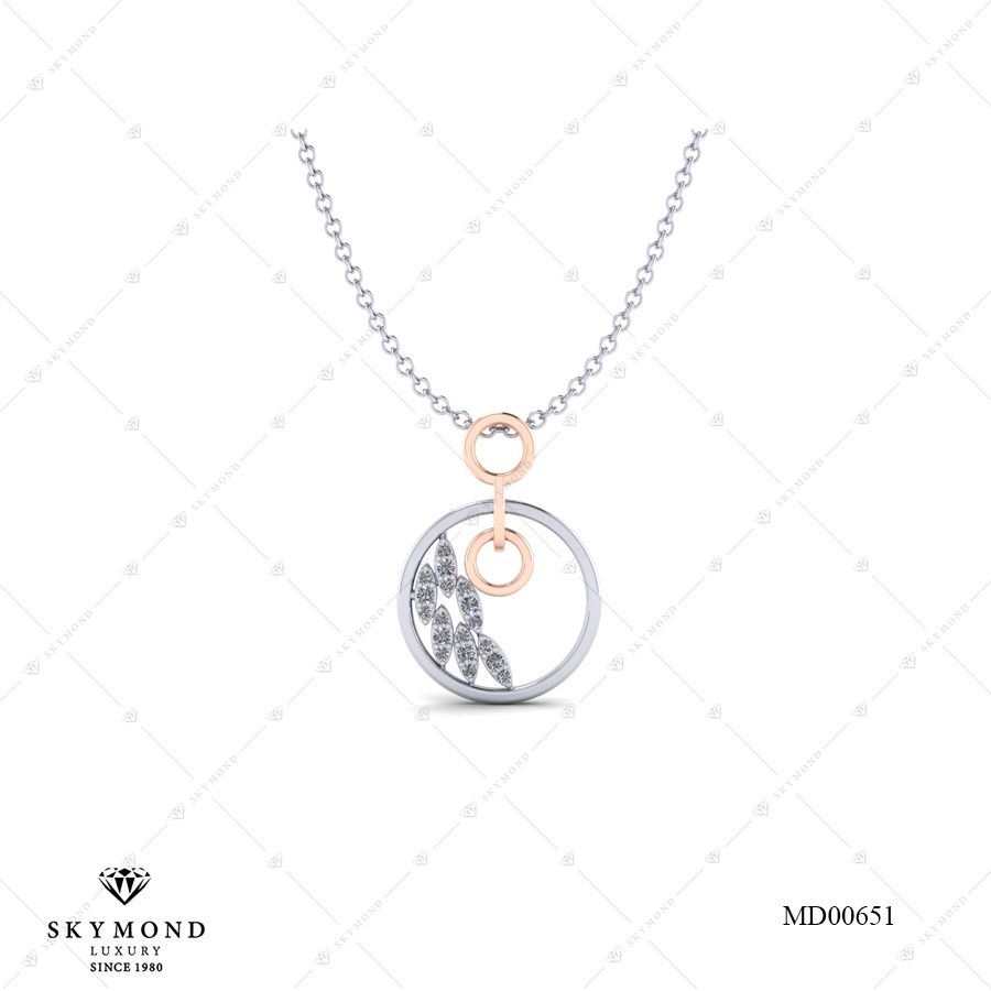 MẶT DÂY CHUYỀN VÀNG GHÉP MD00651