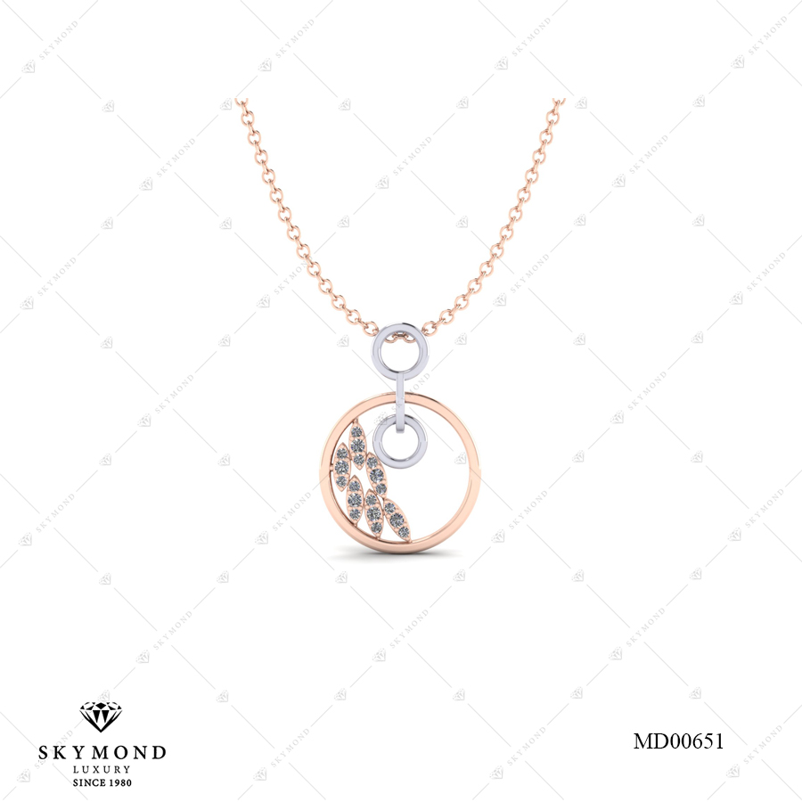 MẶT DÂY CHUYỀN VÀNG GHÉP MD00651