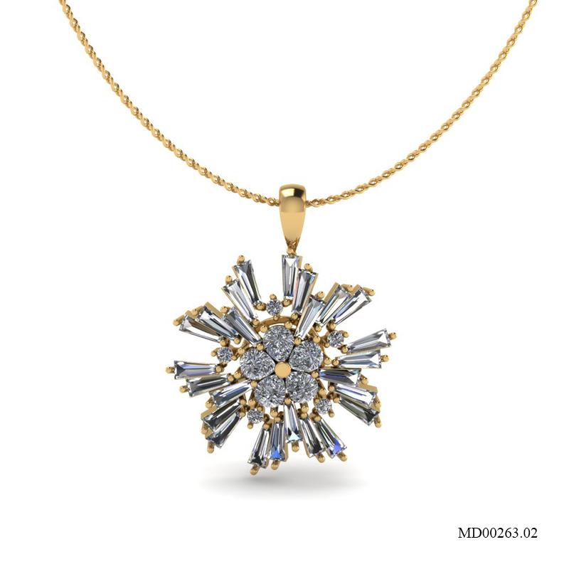 Mặt Dây Vàng Vàng (14k-18k) thiết kế MD00263.02