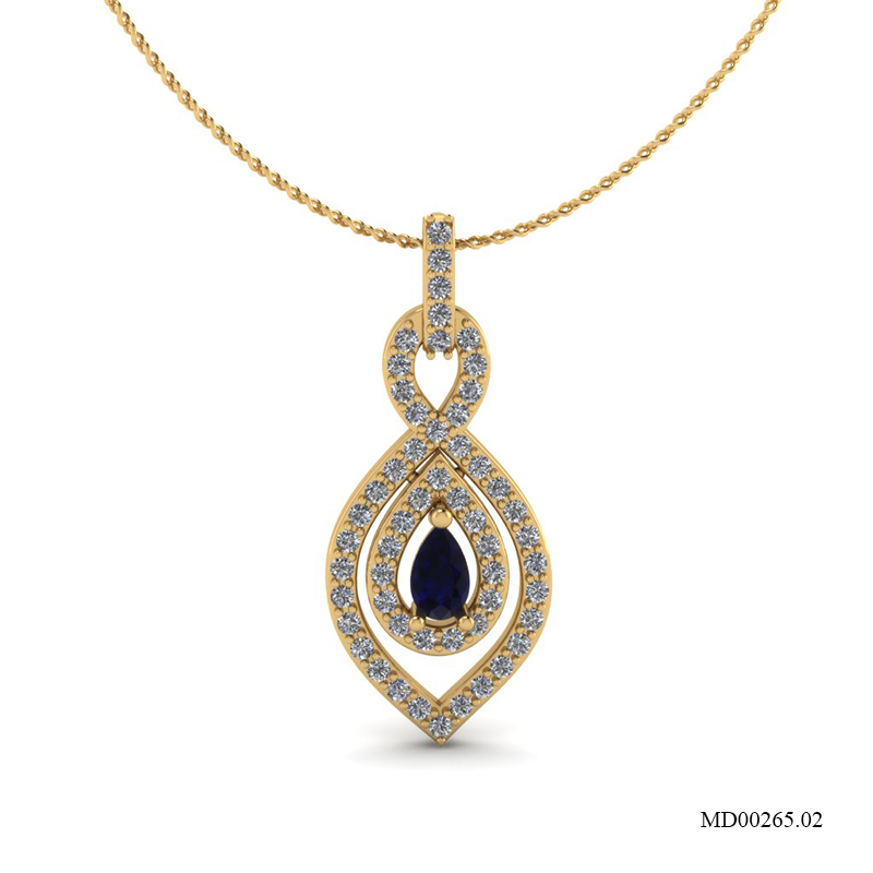 Mặt Dây Vàng Vàng (14k-18k) thiết kế MD00265.02