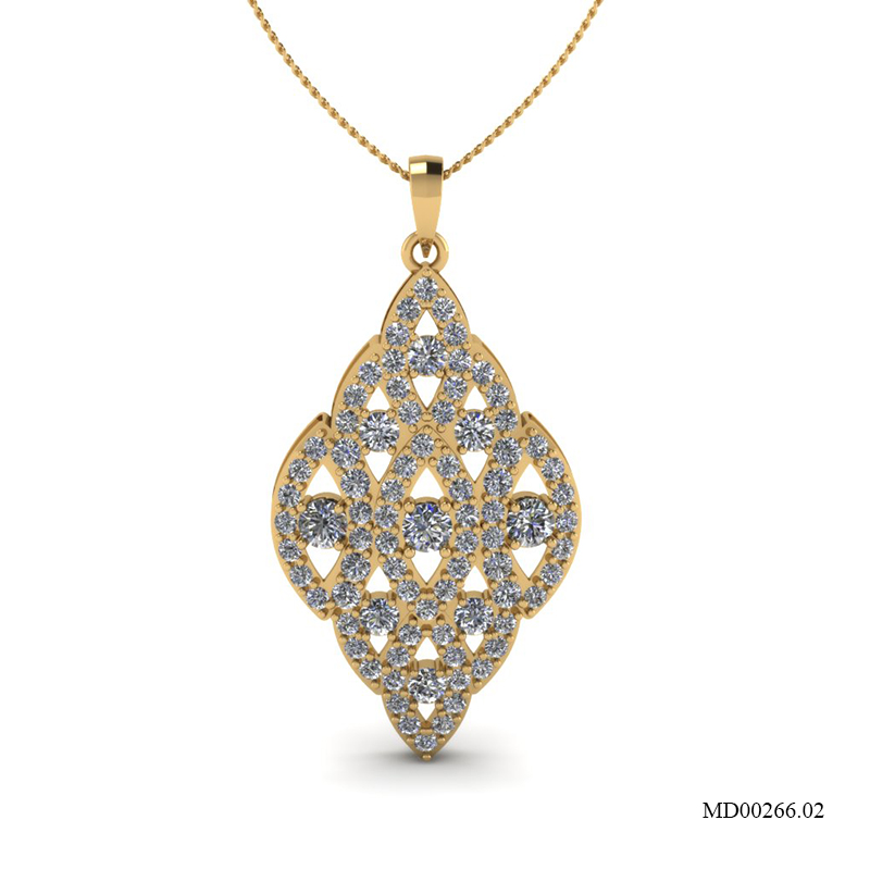 Mặt Dây Vàng Vàng (14k-18k) thiết kế MD00266.02