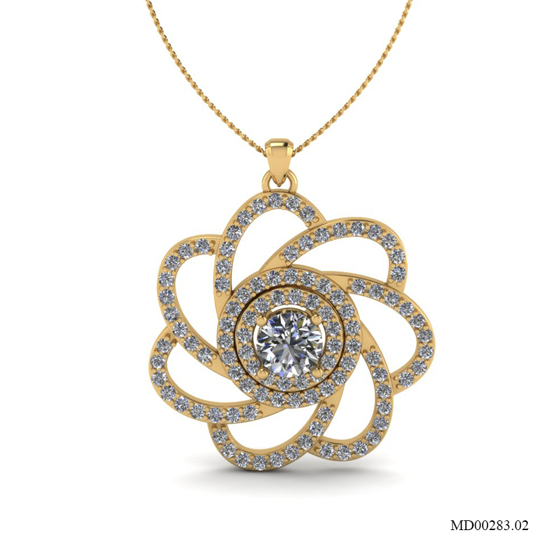 Mặt Dây Vàng Vàng (14k-18k) thiết kế MD00283.02