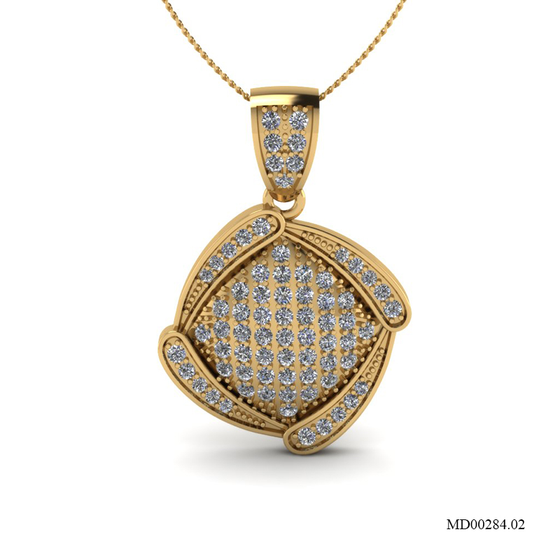 Mặt Dây Vàng Vàng (14k-18k) thiết kế MD00284.02