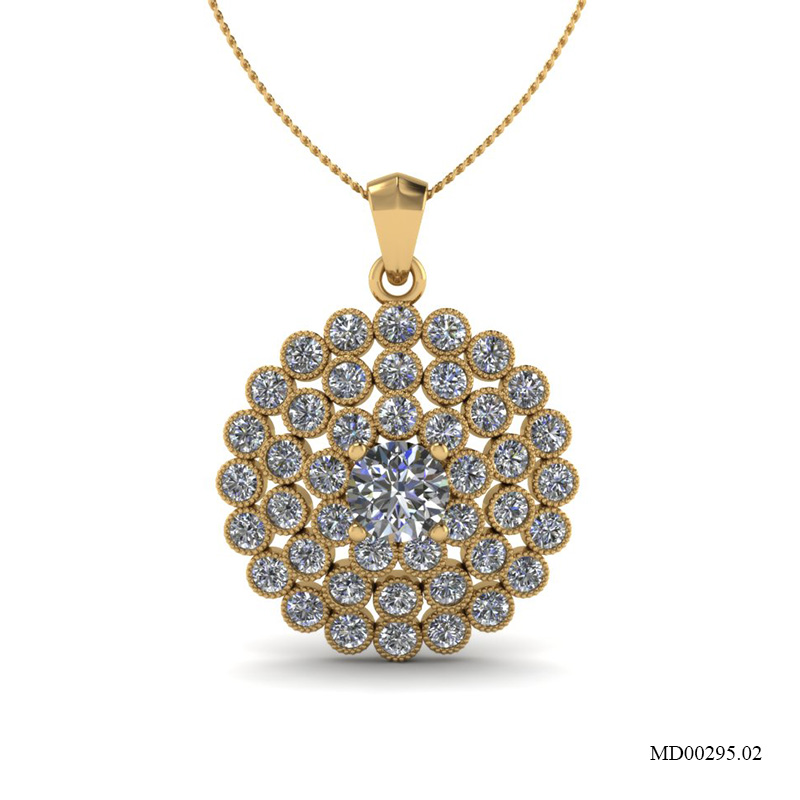 Mặt Dây Vàng Vàng (14k-18k) thiết kế MD00295.02