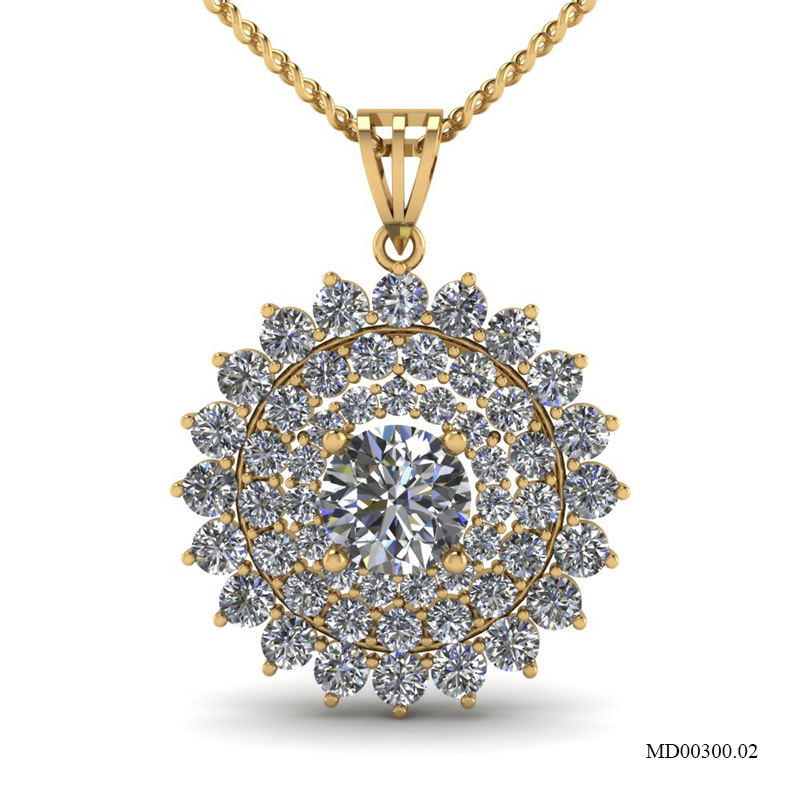 Mặt Dây Vàng Vàng (14k-18k) thiết kế MD00300.02