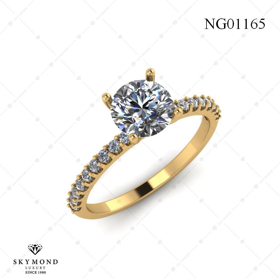 Nhẫn Nữ Vàng Vàng (14k-18k) thiết kế NG00165