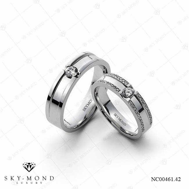 Nhẫn cưới Platin NC00461.42