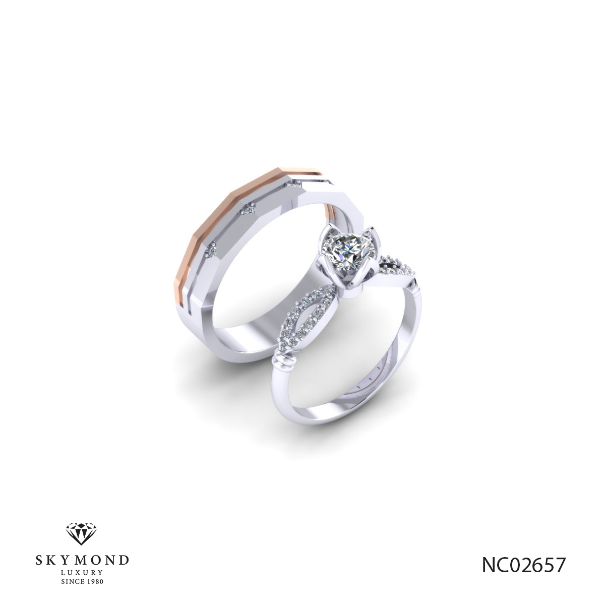 NHẪN CƯỚI PLATIN NC02657