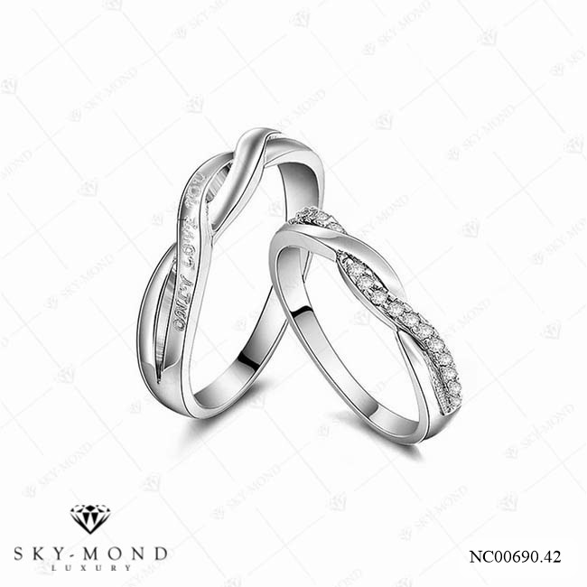 Nhẫn cưới Platin NC00690.42
