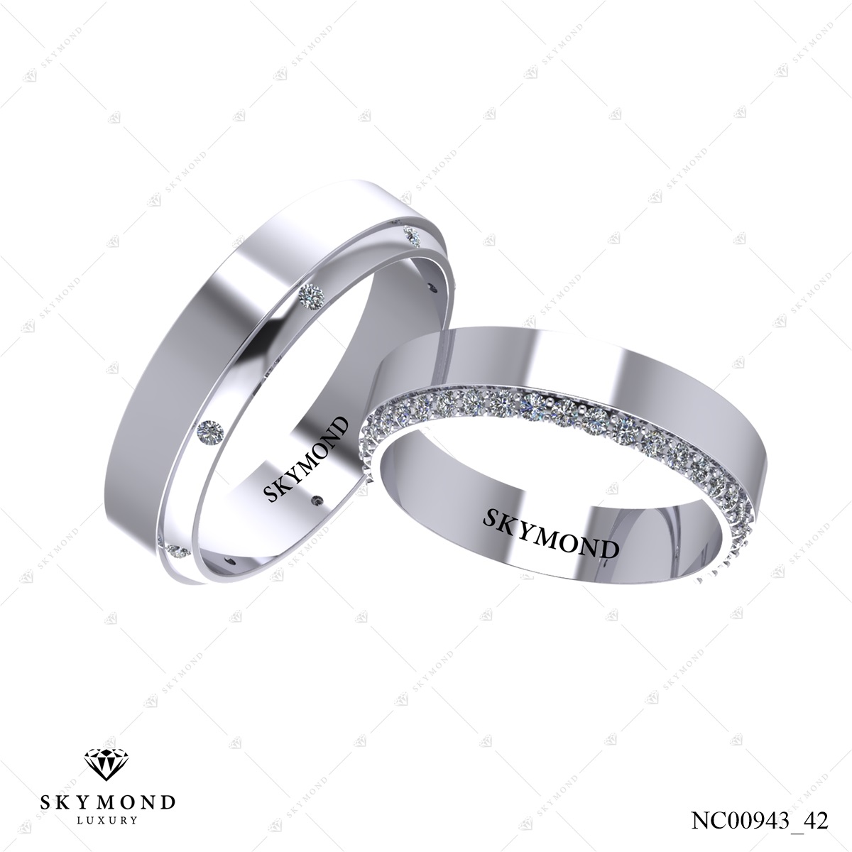 Nhẫn Cưới Platin NC00943.42