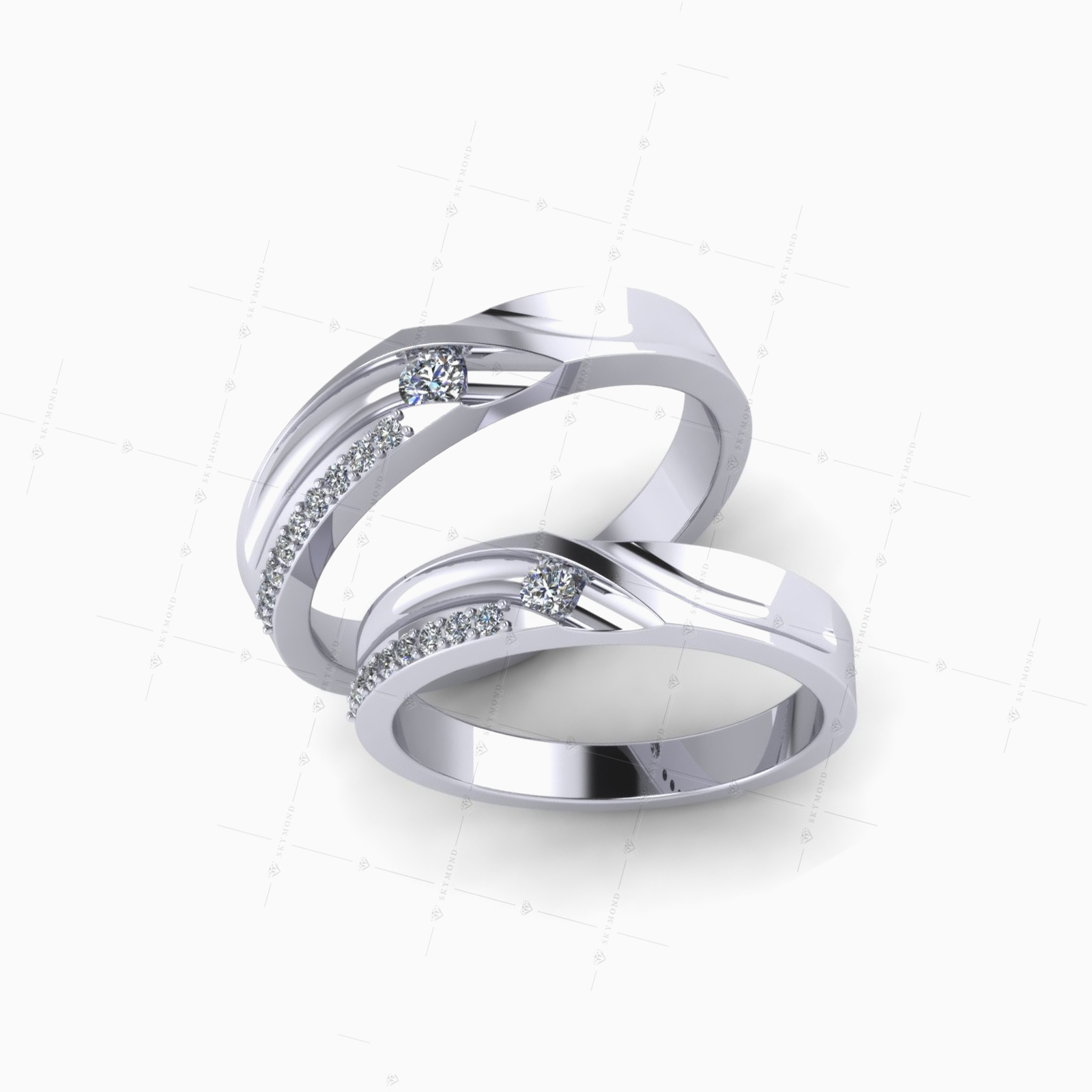 Nhẫn Cưới Platin NC01158