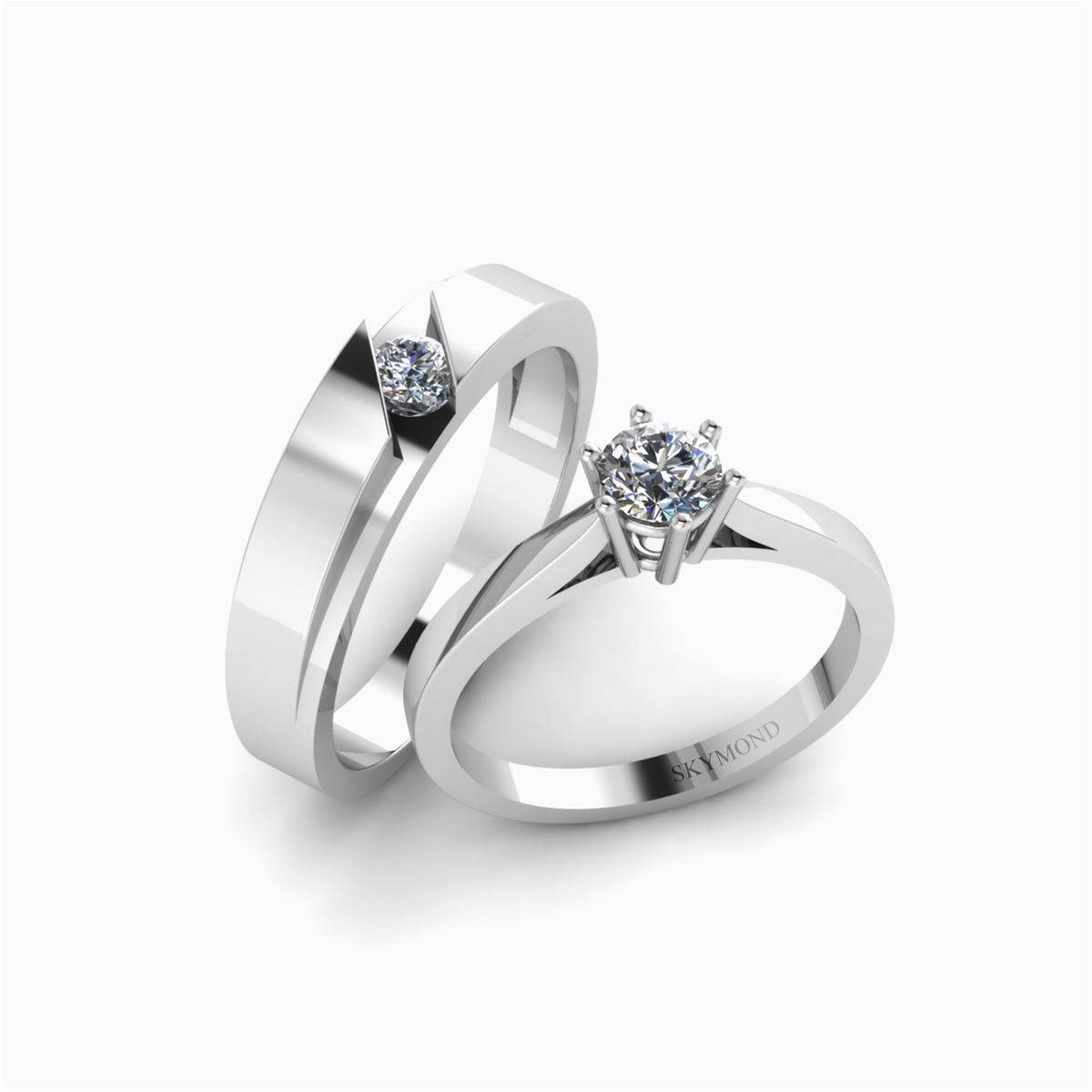 Nhẫn cưới Platin - Bạch Kim NC01506