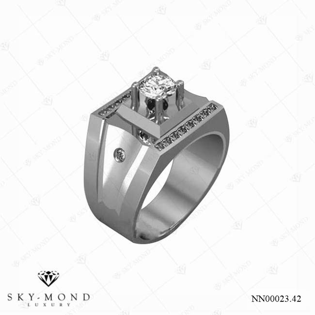 Nhẫn Nam Platin NN00023.42