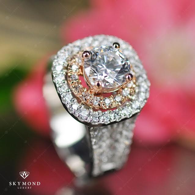 nhẫn bạch kim nữ