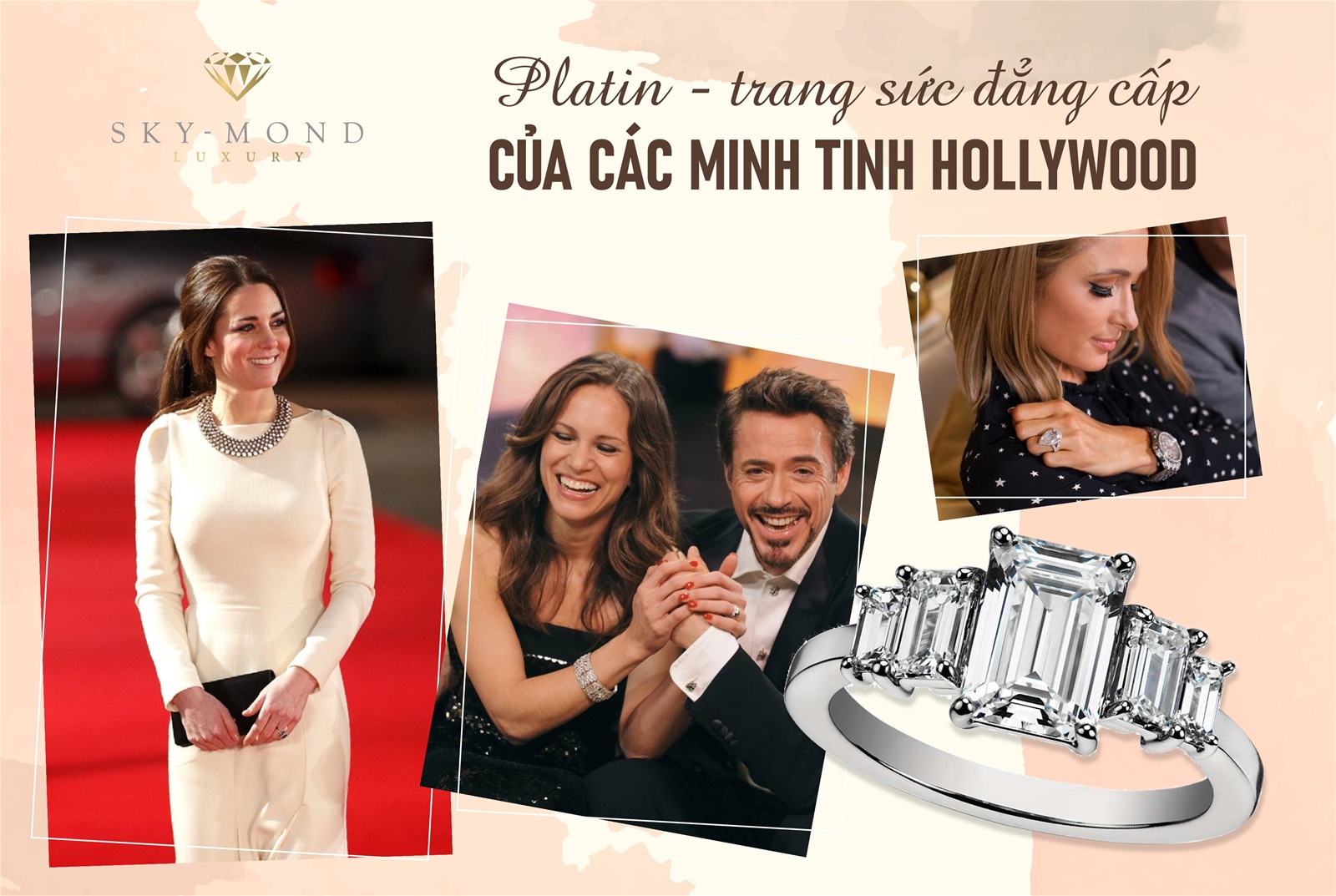 Platin - Trang sức đẳng cấp của các minh tinh Hollywood