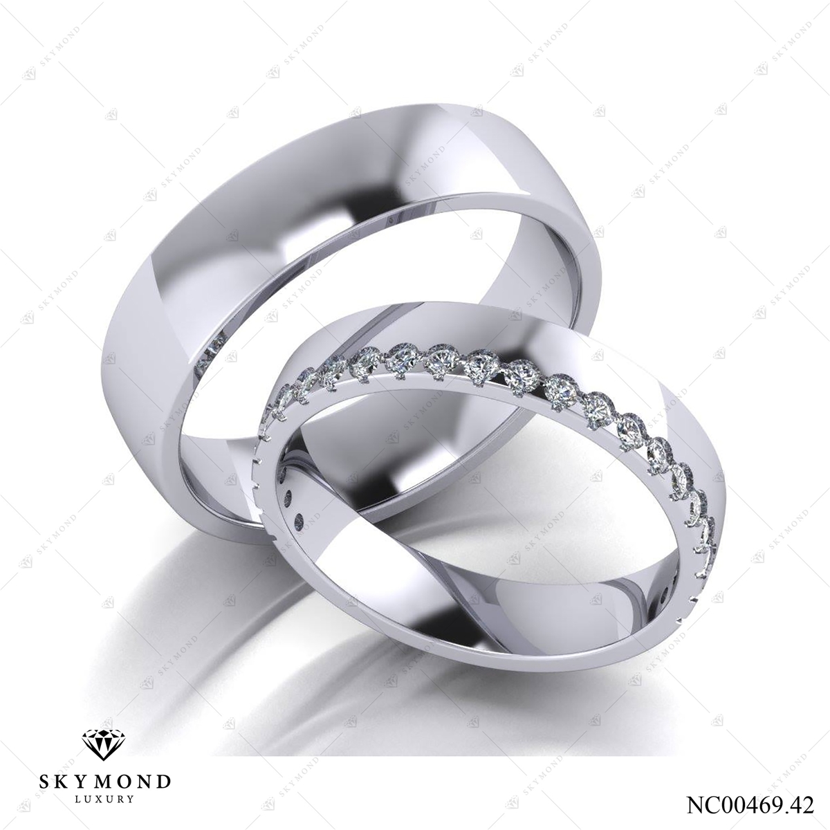 nhẫn cưới bạch kim