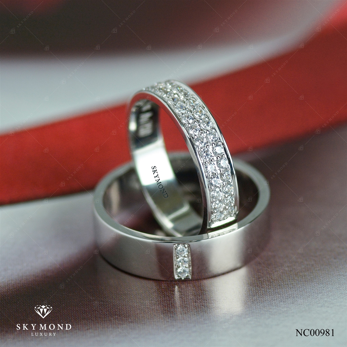 nhẫn cưới bạch kim