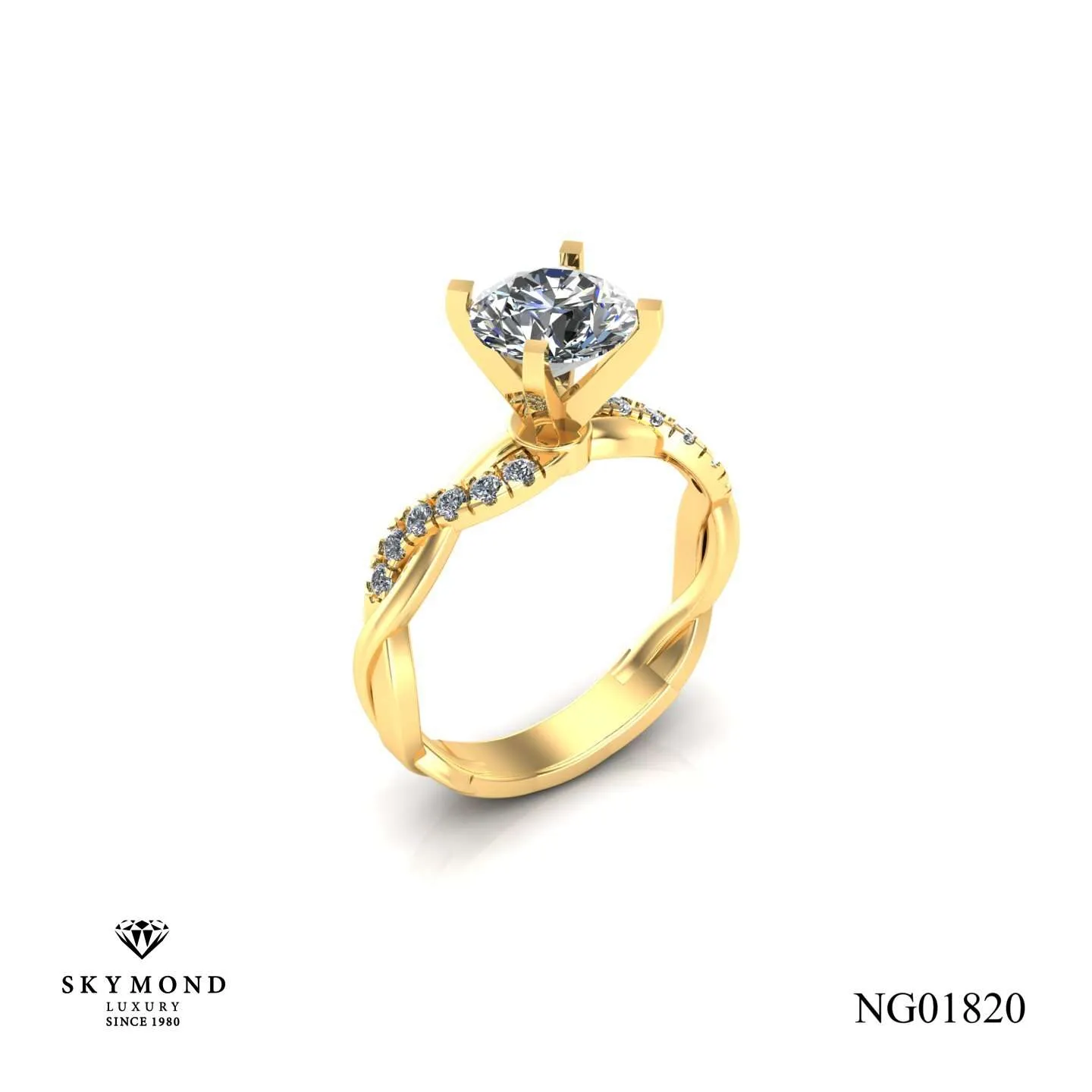 Nhẫn Nữ Vàng Vàng NG01820