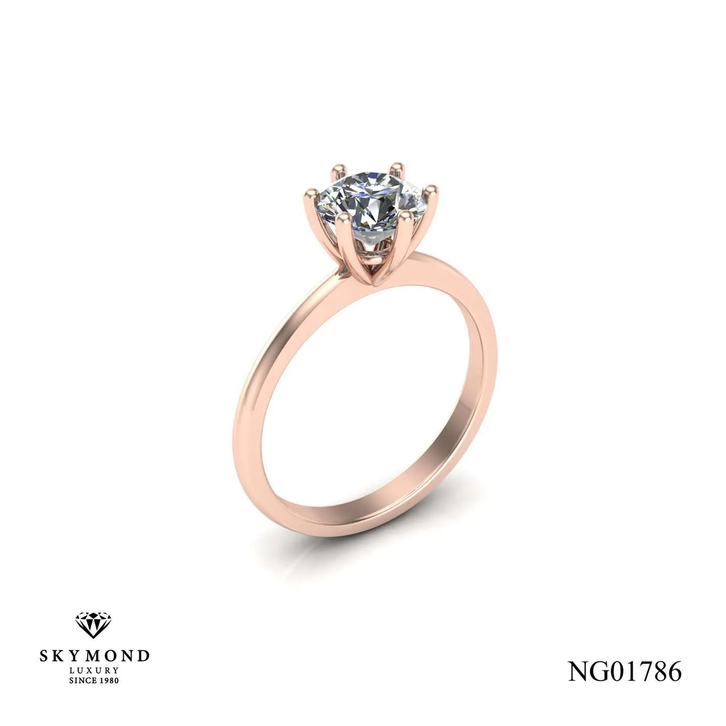 Nhẫn Nữ Vàng Hồng NG01786