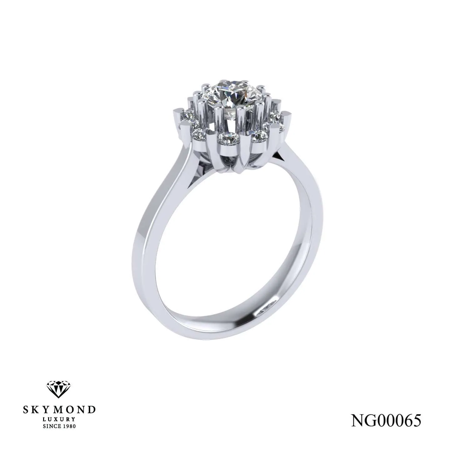 Nhẫn Nữ Vàng Trắng NG00065