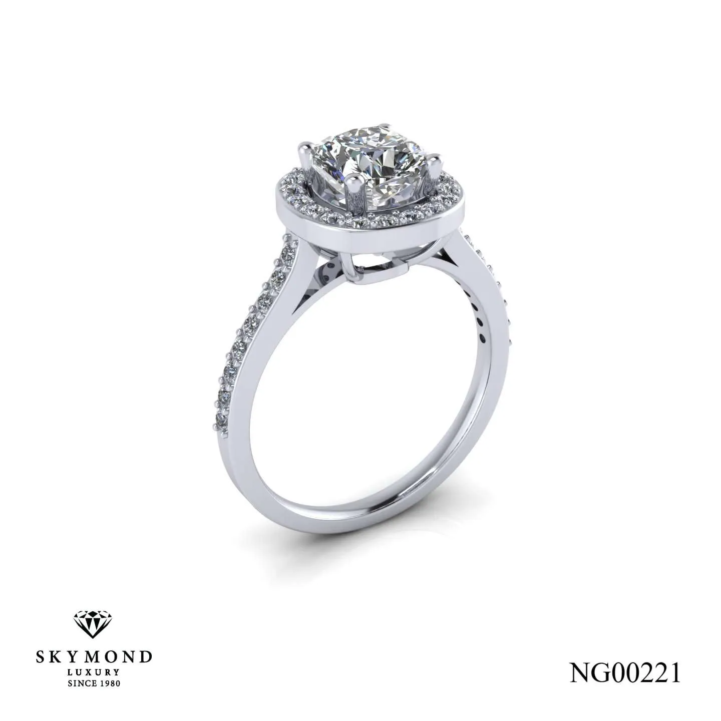 Nhẫn Nữ Vàng Trắng NG00221