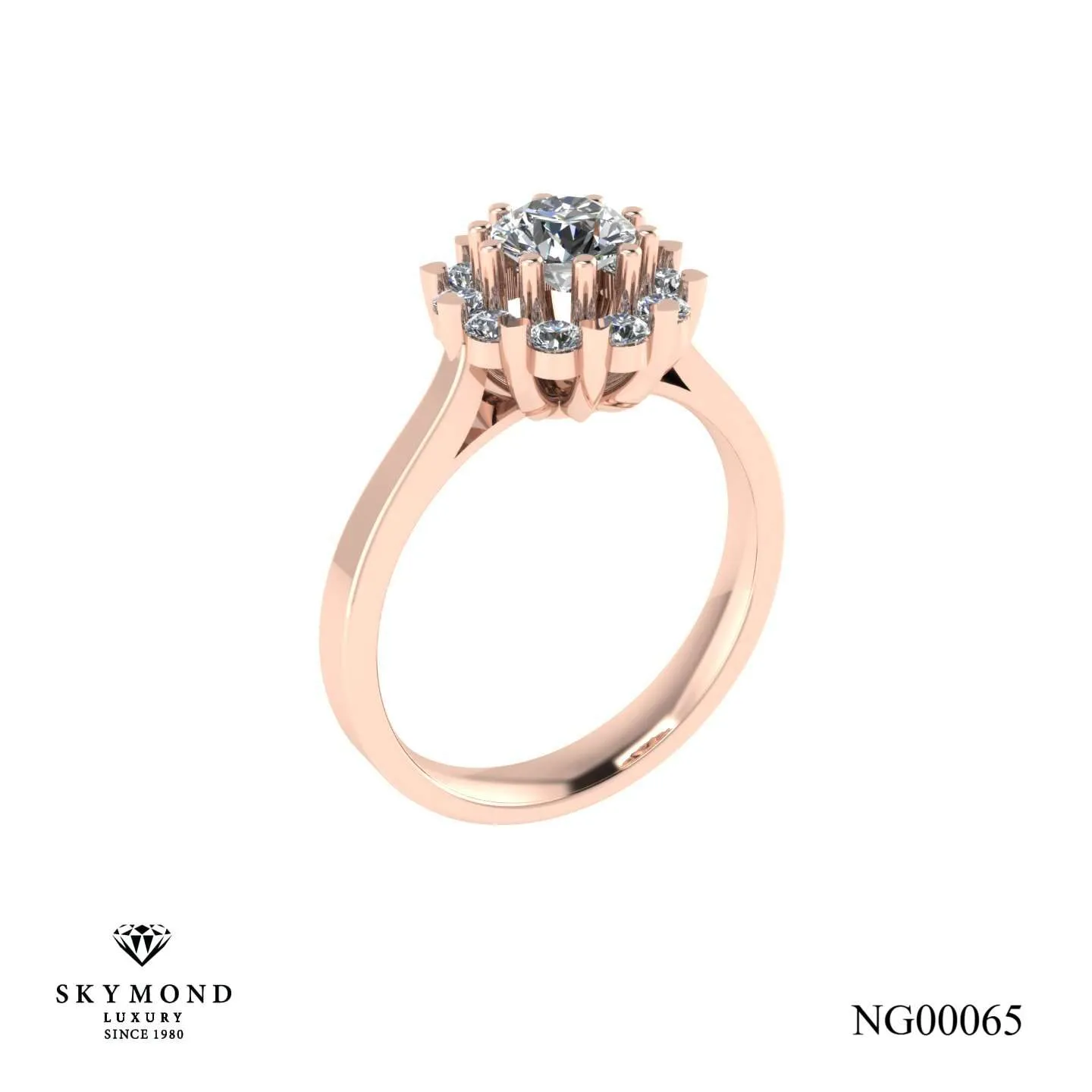 Nhẫn Nữ Vàng Hồng NG00065