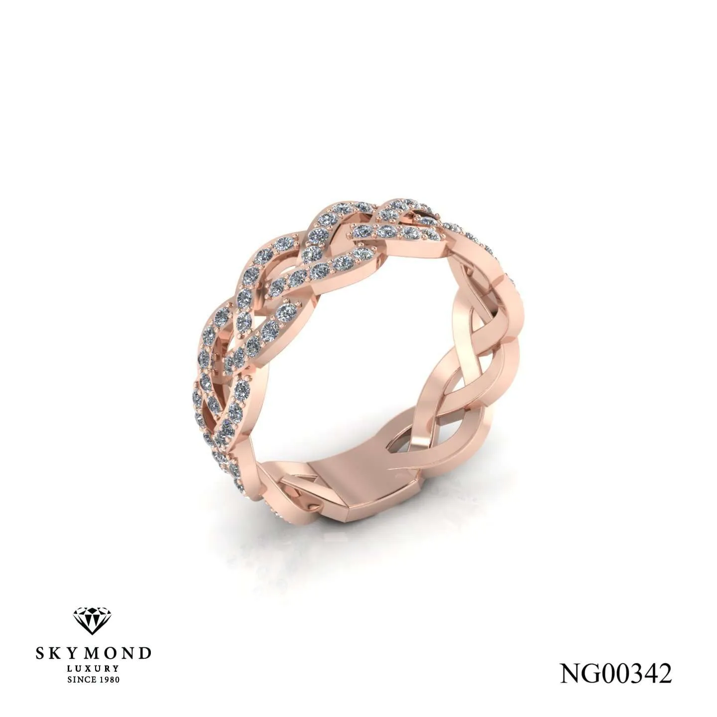 Nhẫn Nữ Vàng Hồng NG00342