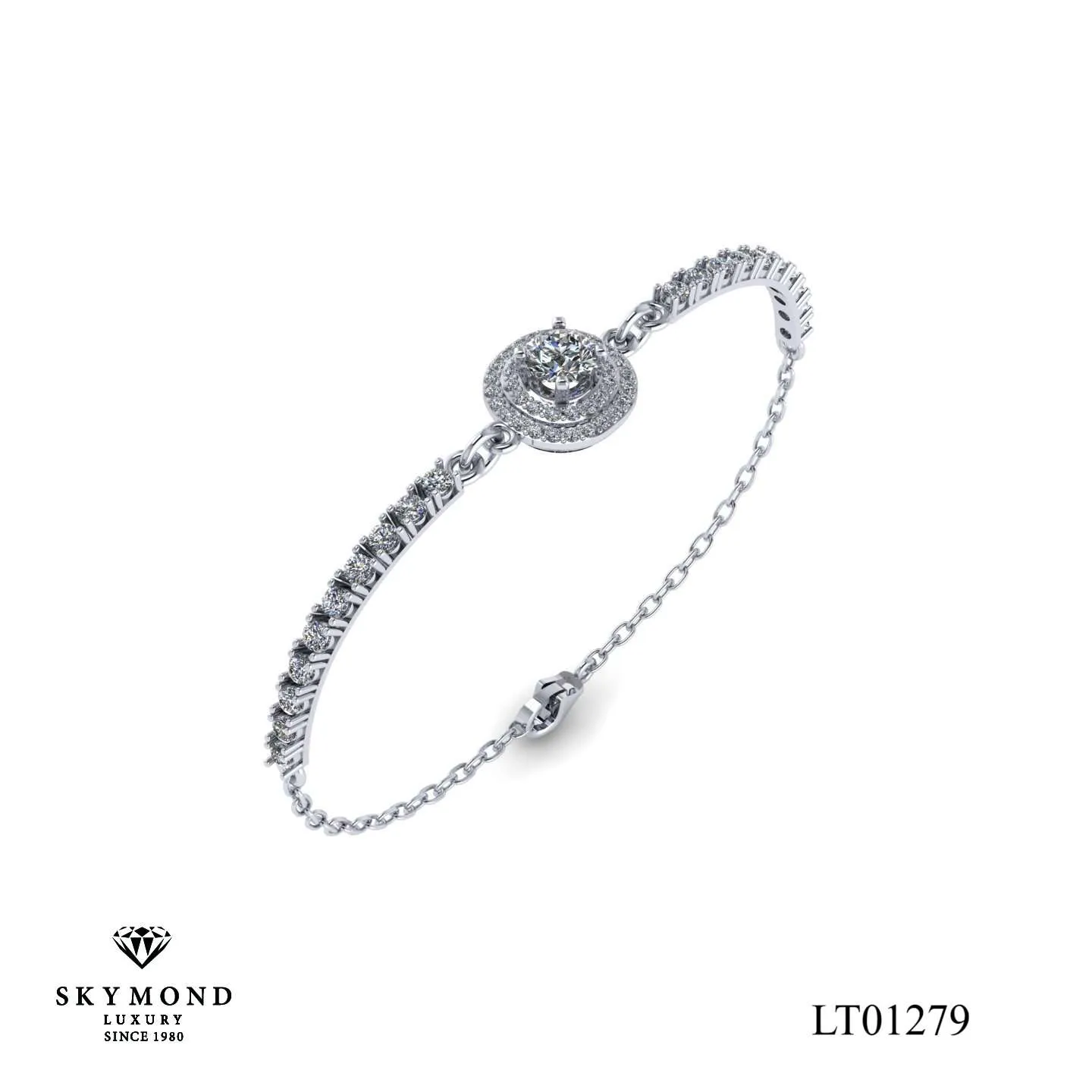 Lắc Tay Platin - Bạch Kim LT01279