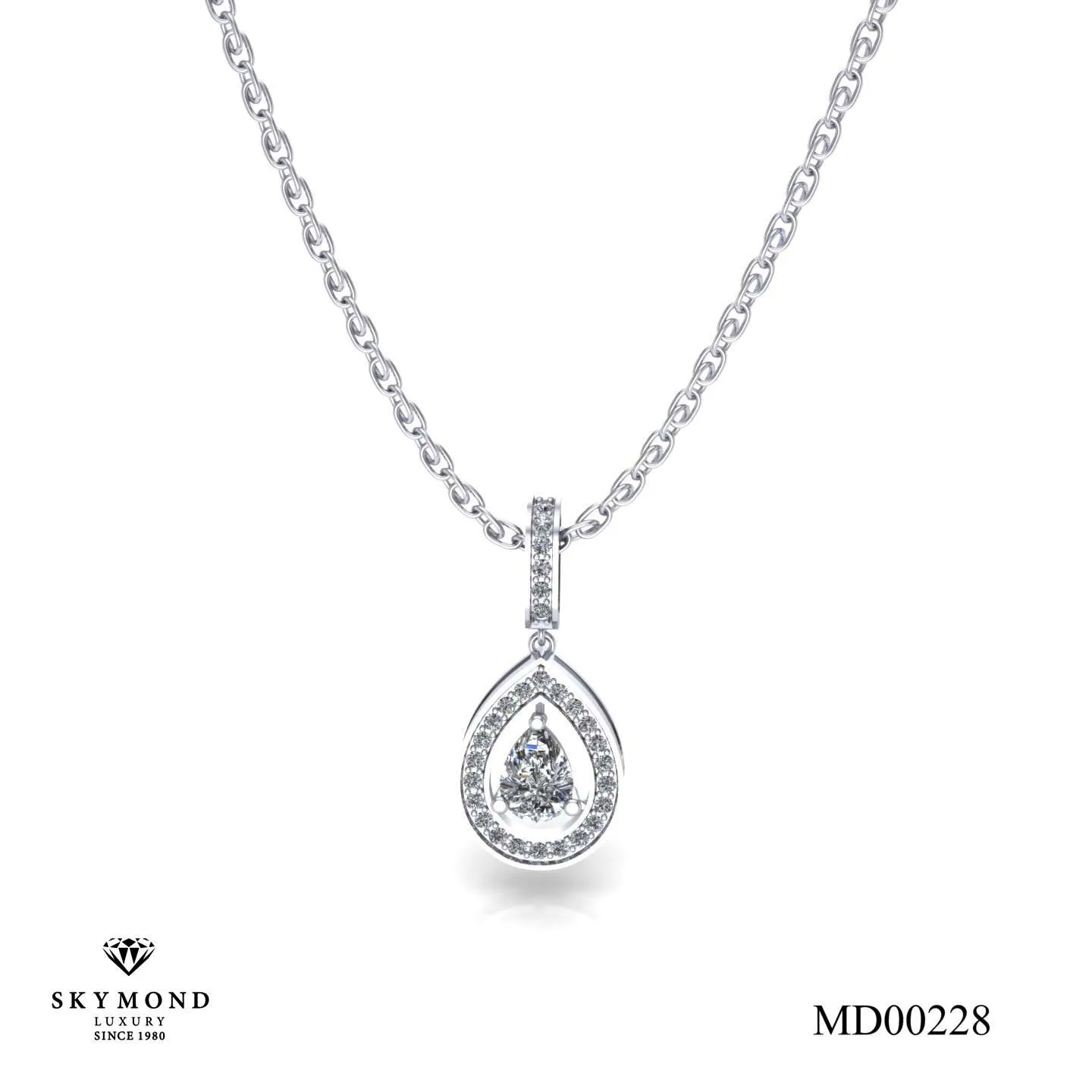 Mặt Dây Platin - Bạch Kim Thiết Kế Đẹp MD00228