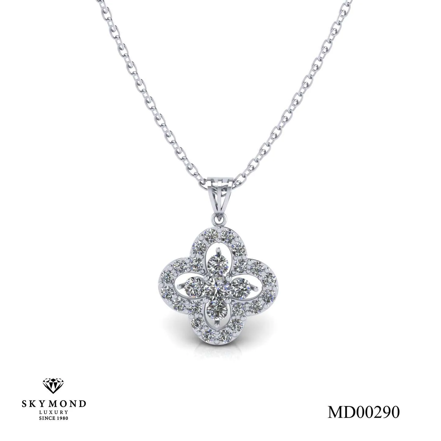 Mặt Dây Platin - Bạch Kim Thiết Kế Đẹp MD00290