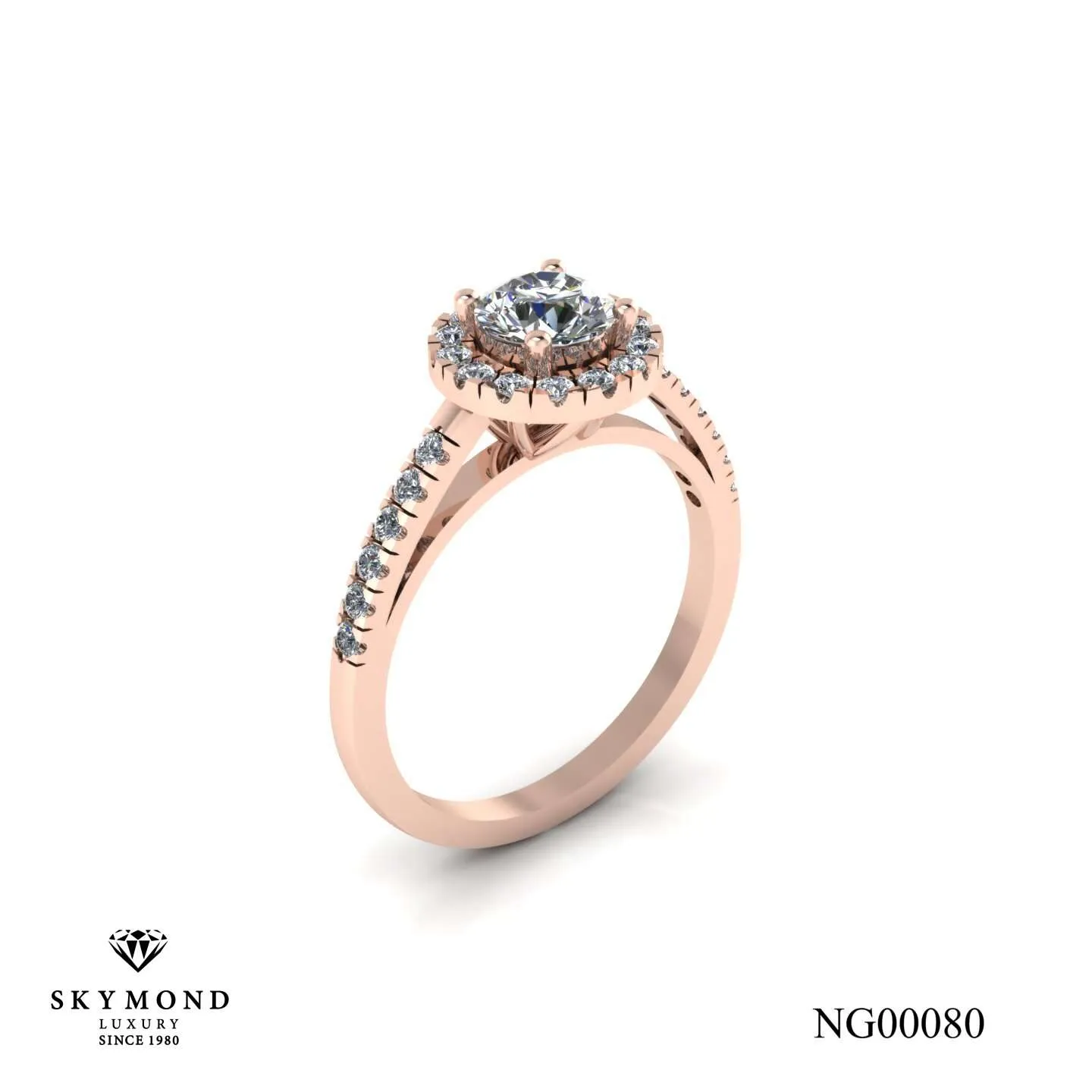 Nhẫn Nữ Vàng Hồng (14k, 18k) - Thiết Kế Đẹp NG00080