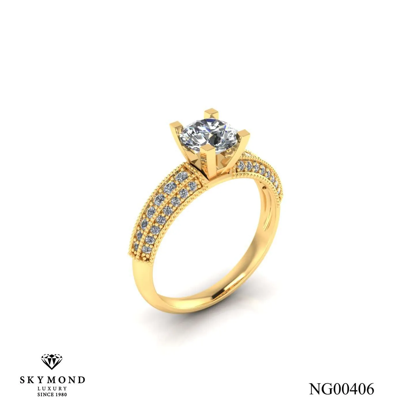 Nhẫn Nữ Vàng Vàng (14k, 18k) - Thiết Kế Đẹp NG00406